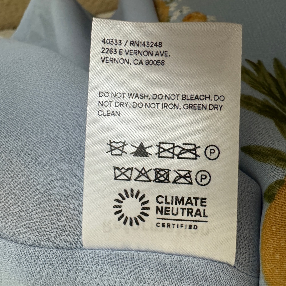 Reformation NWT Besse Midi Dress in Amalfi size 4 - Picture 9 of 11